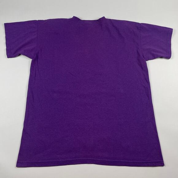 Vintage Western Cowgirl Boots Cactus Horseshoe Purple Shirt Fits like XL - Picture 7 of 8